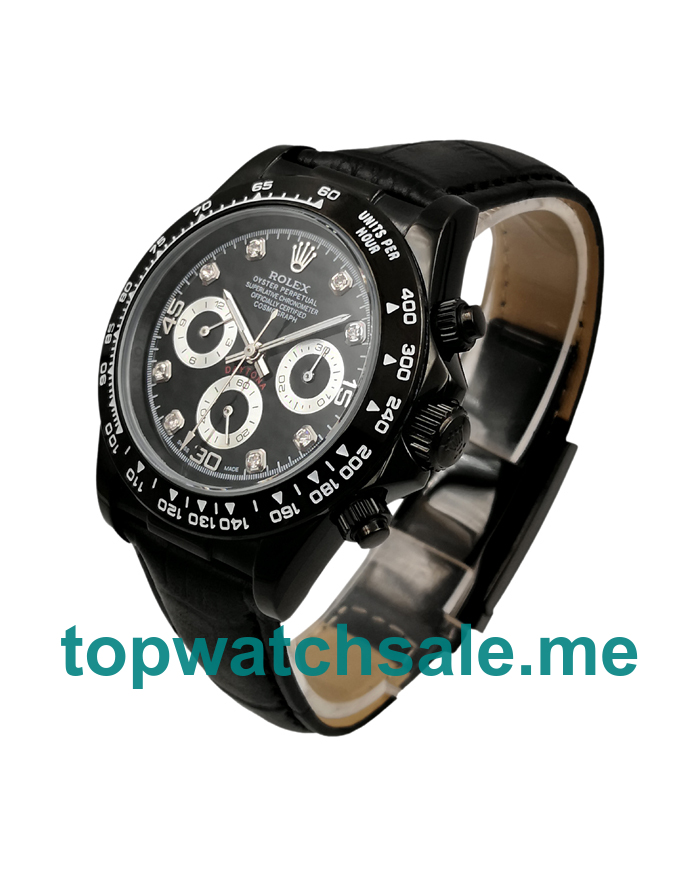 40MM Men Rolex Daytona 116519 Black Dials Replica Watches UK