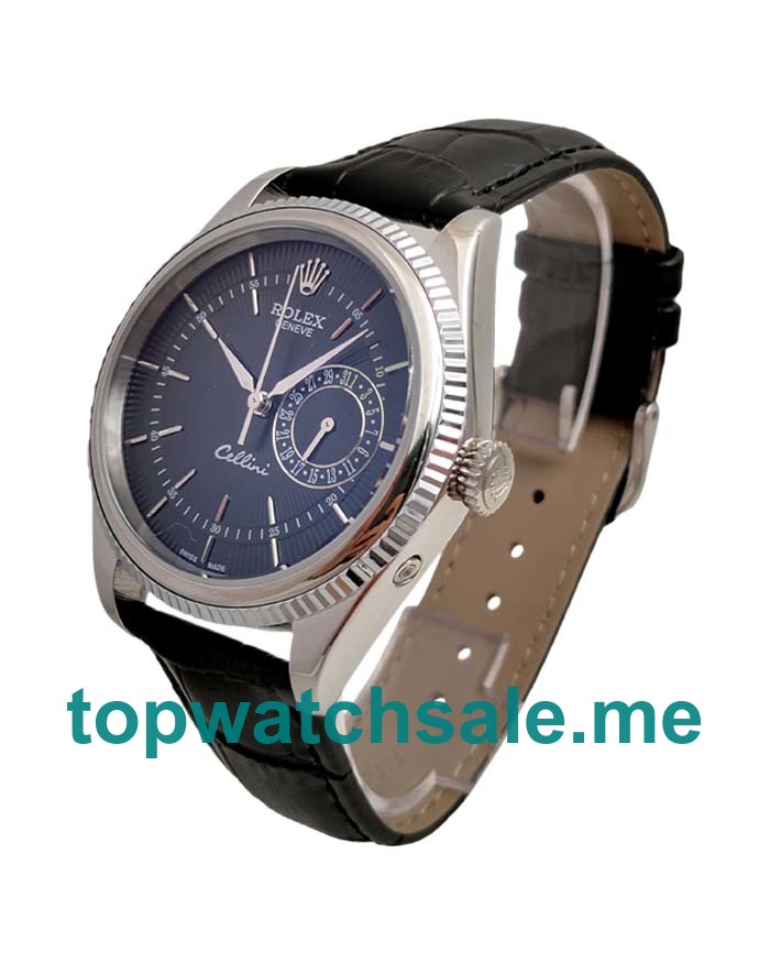 39MM Men Rolex Cellini 50519 Black Dials Replica Watches UK