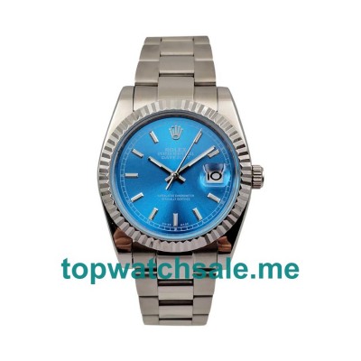 36MM Men Rolex Datejust 116234 Blue Dials Replica Watches UK