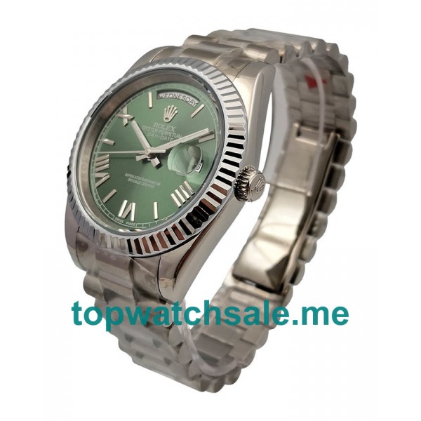 41MM Men Rolex Day-Date II 228239 Green Dials Replica Watches UK