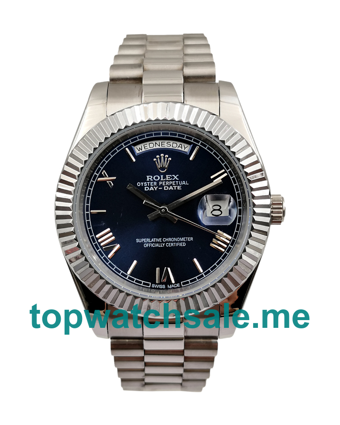 41MM Men Rolex Day-Date 228239 Blue Dials Replica Watches UK