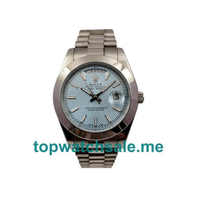 41MM Men Rolex Day-Date 228206 Light Blue Dials Replica Watches UK