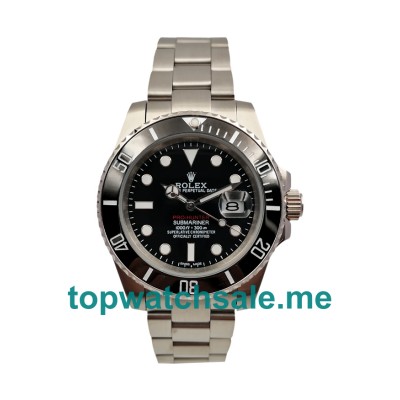 40MM Men Rolex Submariner 116610 LN Black Dials Replica Watches UK