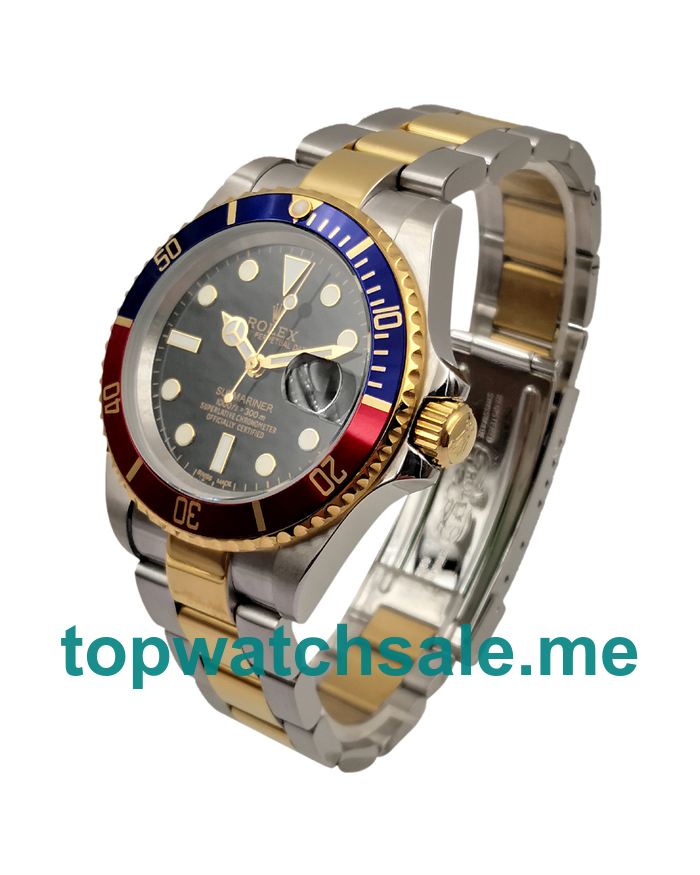 40MM Men Rolex Submariner 116613 Black Dials Replica Watches UK