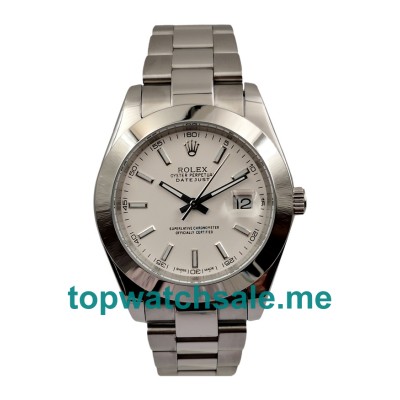 41MM Men Rolex Datejust 126300 White Dials Replica Watches UK