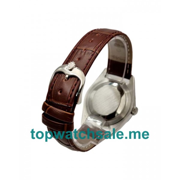 39MM Men Rolex Cellini 50519 Silver Dials Replica Watches UK