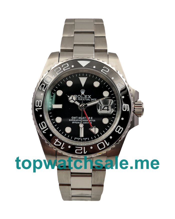 40MM Men Rolex GMT-Master II 116710 Black Dials Replica Watches UK