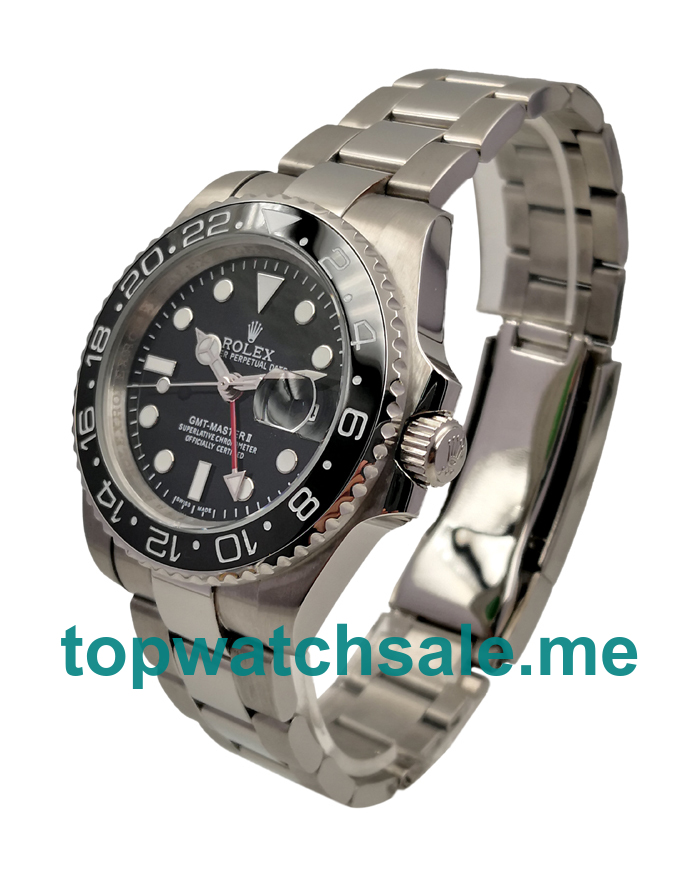 40MM Men Rolex GMT-Master II 116710 Black Dials Replica Watches UK