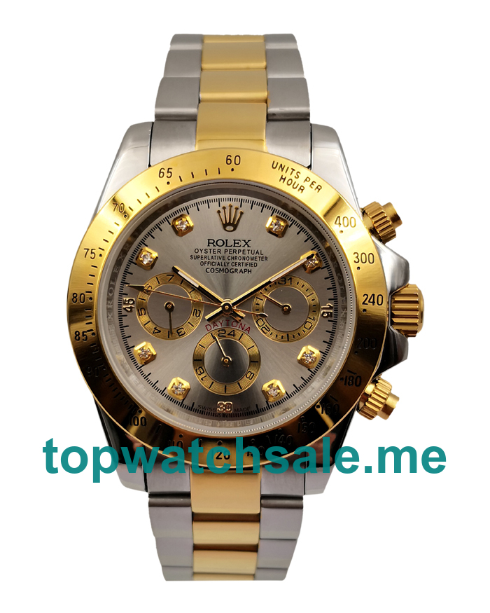 40MM Men Rolex Daytona 116523 Grey Dials Replica Watches UK