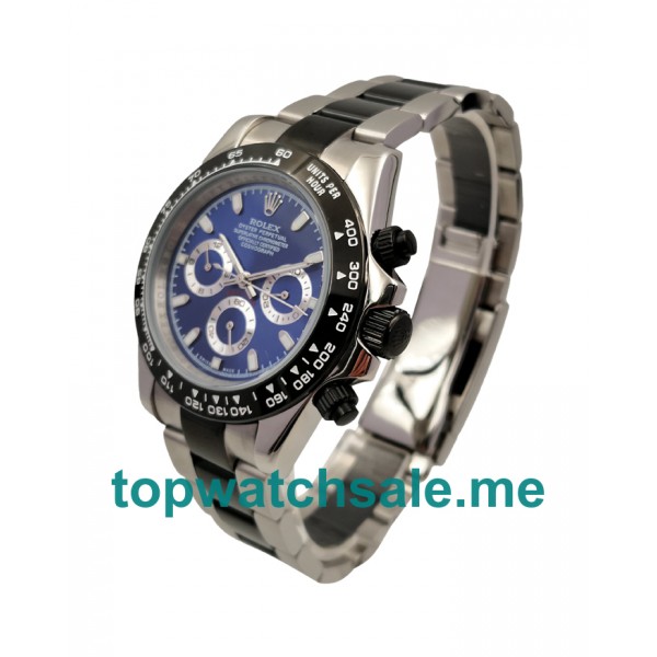 40MM Men Rolex Daytona 116500 Blue Dials Replica Watches UK