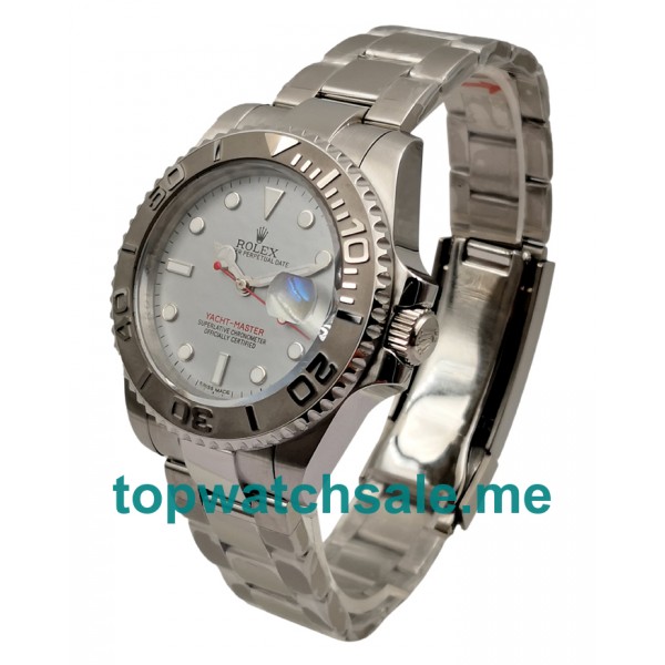 40MM Swiss Men Rolex Yacht-Master 16622 Grey Dials Replica Watches UK