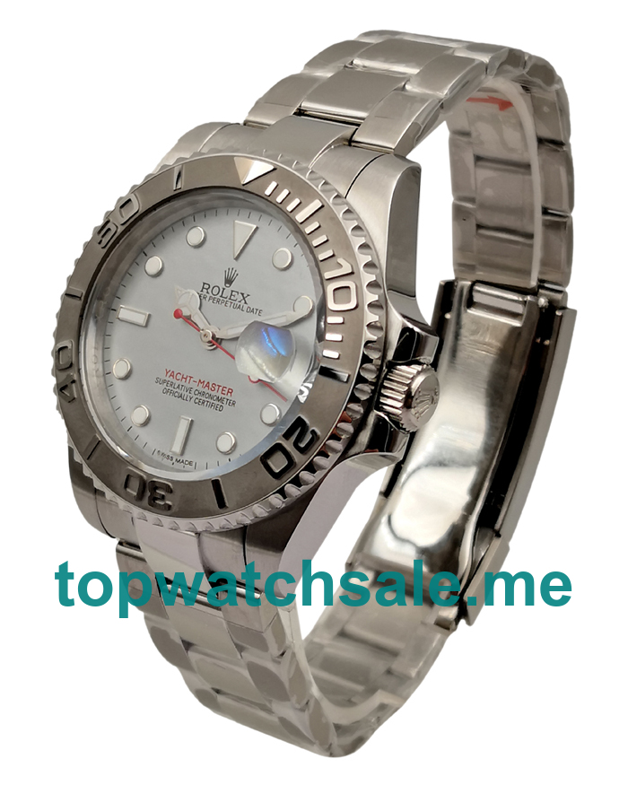 40MM Swiss Men Rolex Yacht-Master 16622 Grey Dials Replica Watches UK