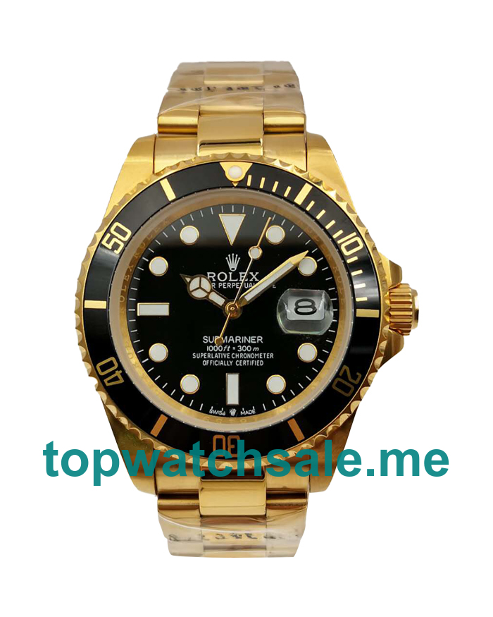 40MM Men Rolex Submariner 116618 LN Black Dials Replica Watches UK