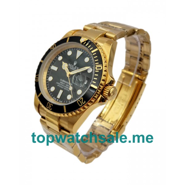 40MM Men Rolex Submariner 116618 LN Black Dials Replica Watches UK