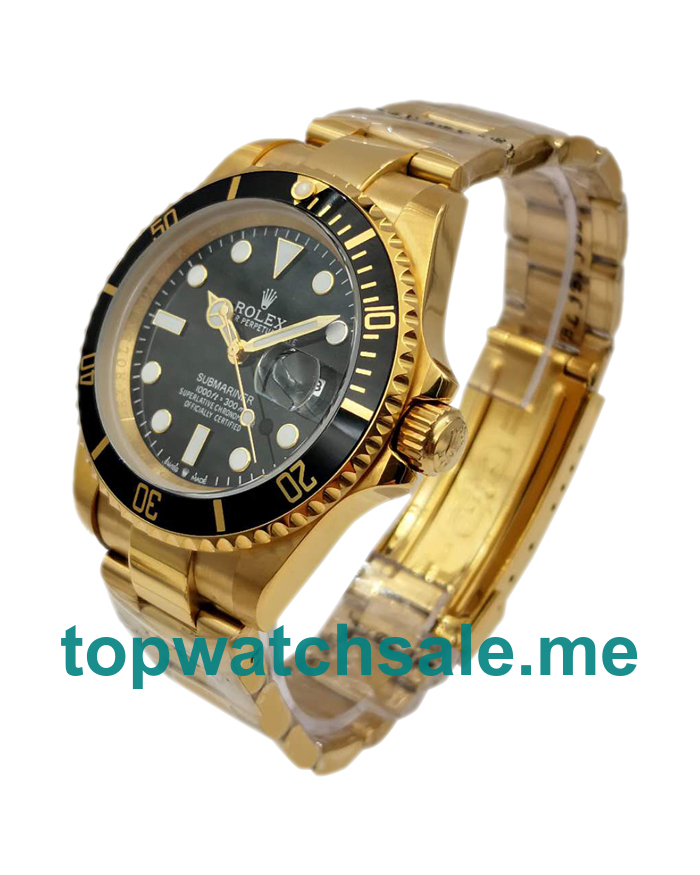 40MM Men Rolex Submariner 116618 LN Black Dials Replica Watches UK