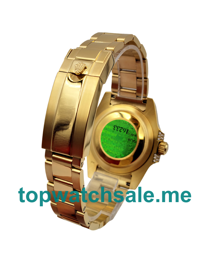 40MM Men Rolex GMT-Master II 116758 Black Dials Replica Watches UK