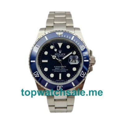 40MM Men Rolex Submariner 116619 LB Blue Dials Replica Watches UK