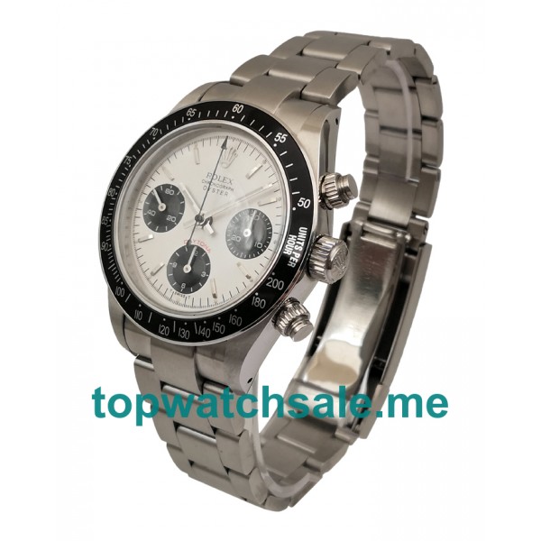 40MM Swiss Men Rolex Daytona Ref.6263 White Dials Replica Watches UK