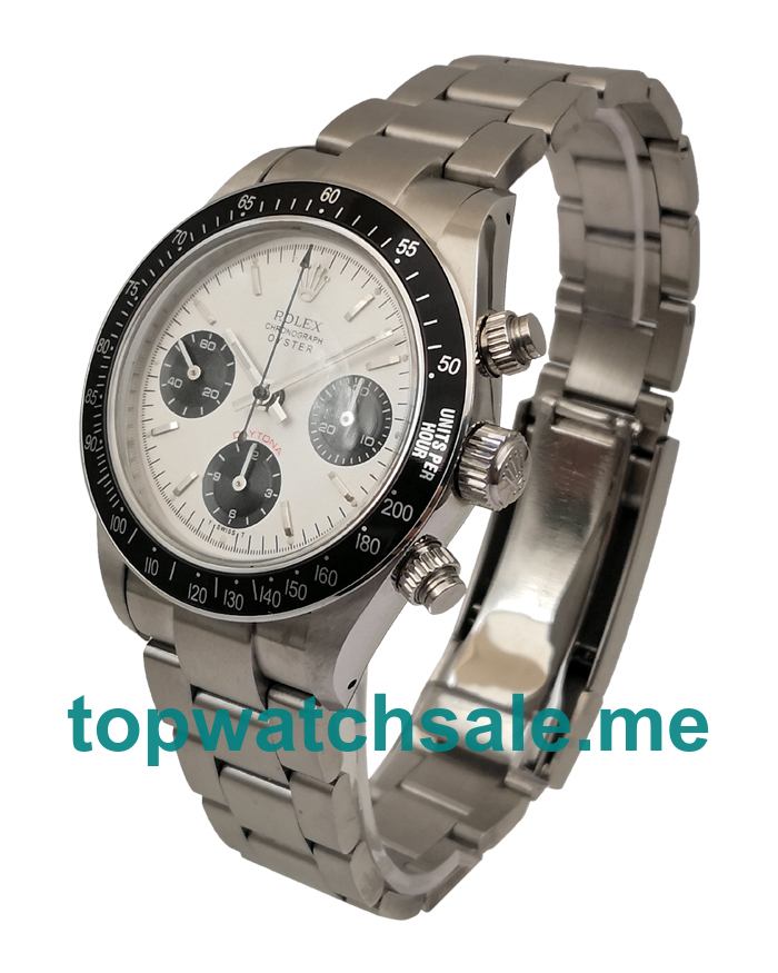 40MM Swiss Men Rolex Daytona Ref.6263 White Dials Replica Watches UK