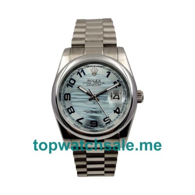 36MM Men Rolex Datejust 116200 Blue Dials Replica Watches UK