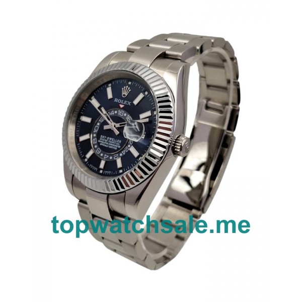 42MM Men Rolex Sky-Dweller 326934 Black Dials Replica Watches UK