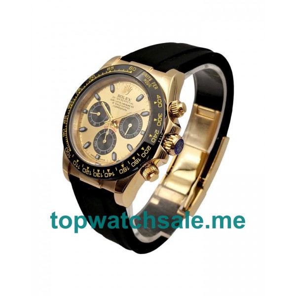 40MM Men Rolex Daytona 116518 LN Champagne Dials Replica Watches UK